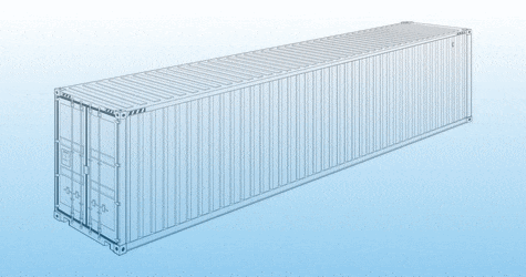 40' Dry Freight Container